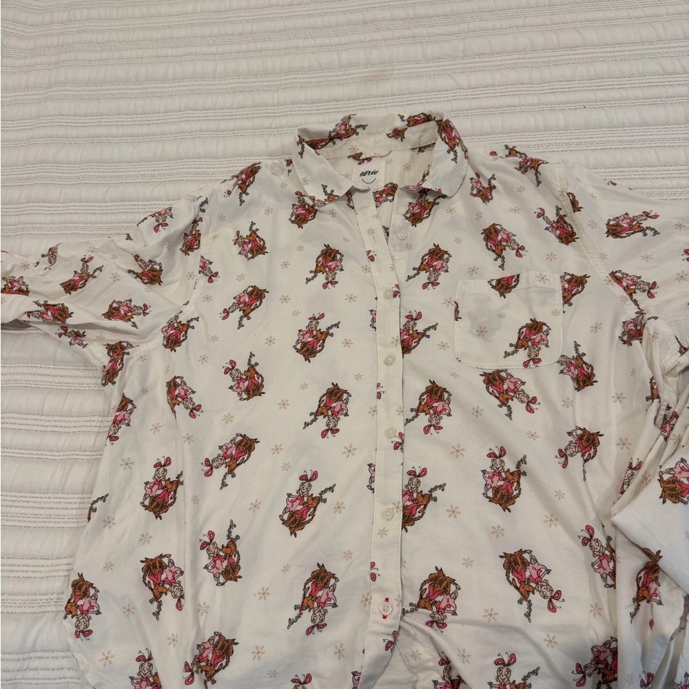 SOLD - Aerie Pajama Set - Grinch Christmas